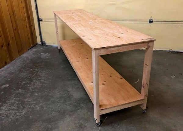 Light Duty Rolling Workbench