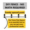 Fence Post Spacing Kit